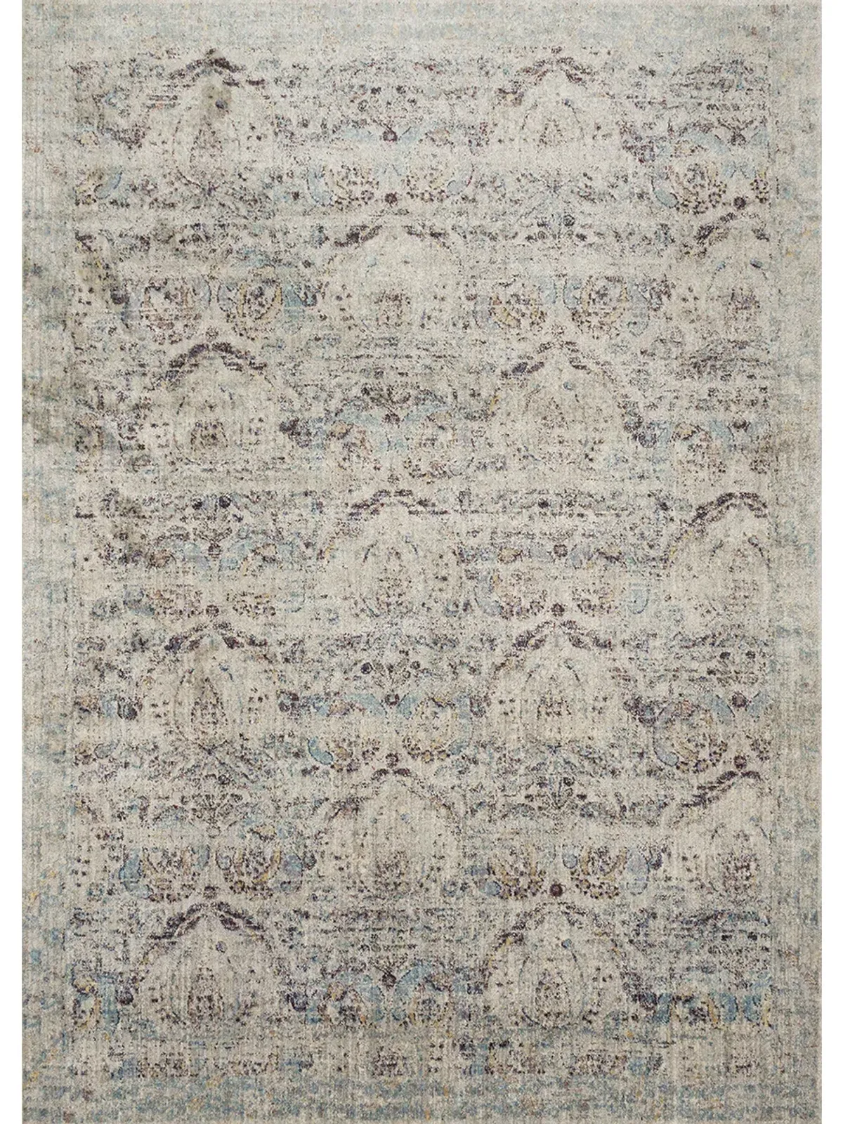 Anastatsia AF05 Silver/Plum 3'7" x 5'7" Rug