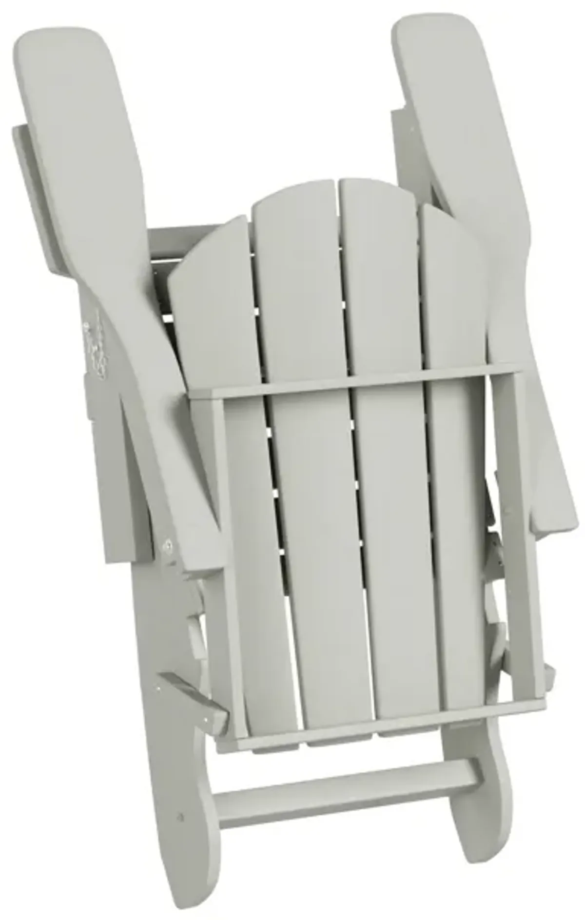 WestinTrends Folding Adirondack Chair With Footrest Ottoman Set