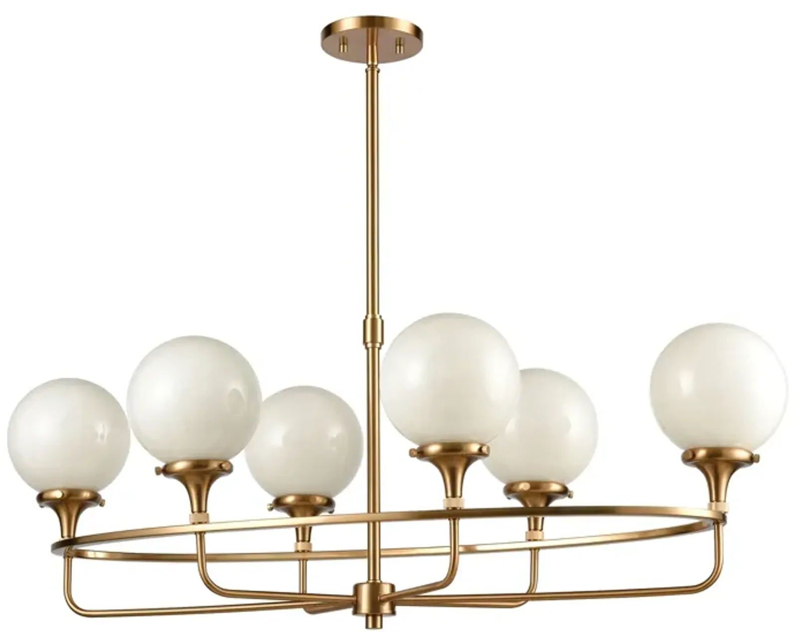 Beverly Hills 38" Wide 6-Light Chandelier