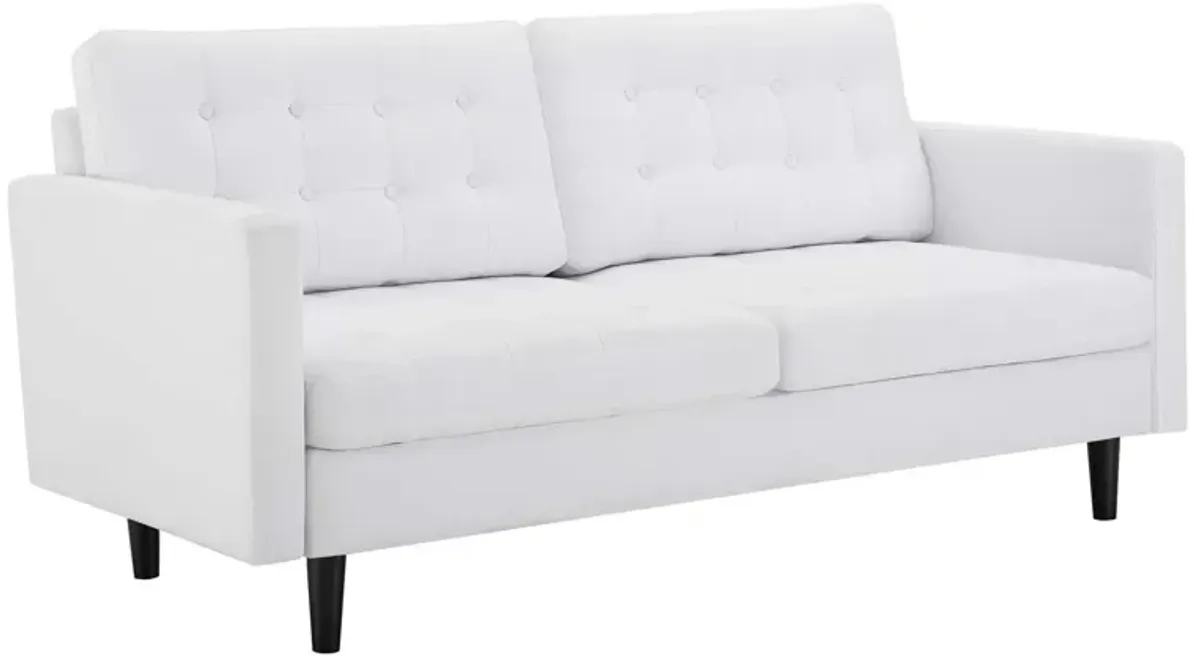 Exalt Tufted Fabric Sofa