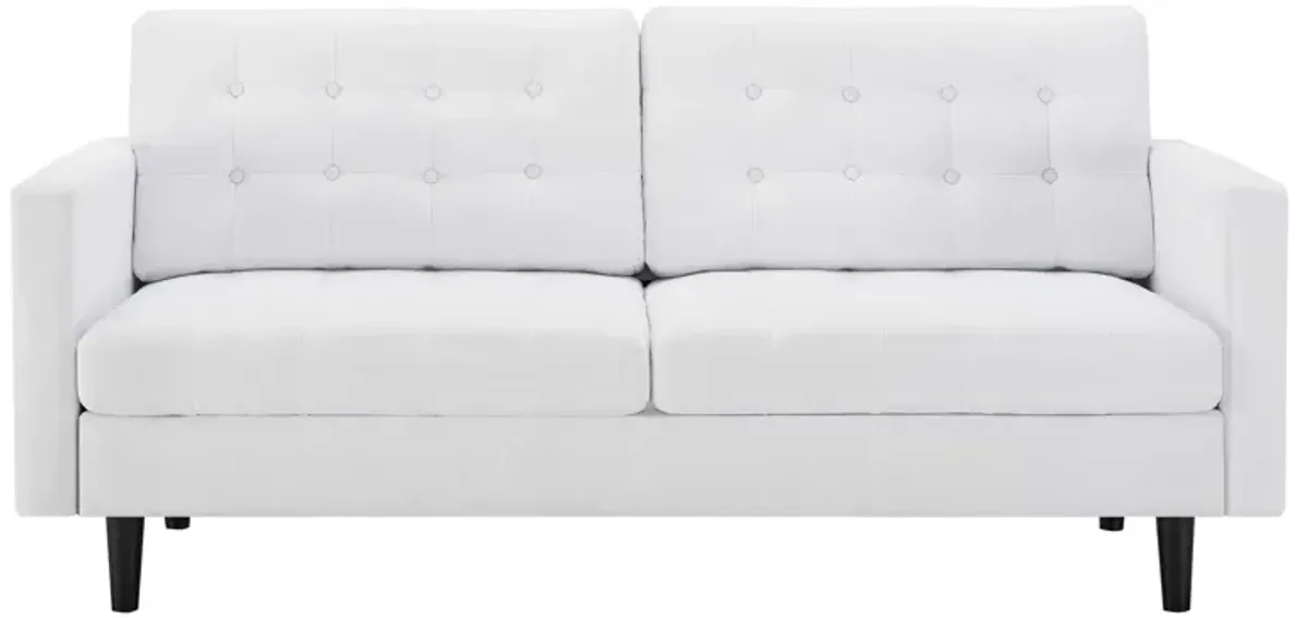 Exalt Tufted Fabric Sofa