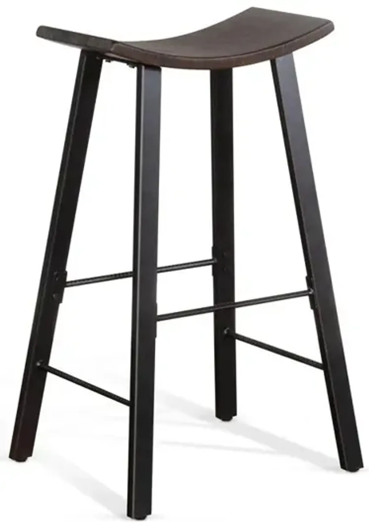 Sunny Designs Saddle Seat Metal Barstool