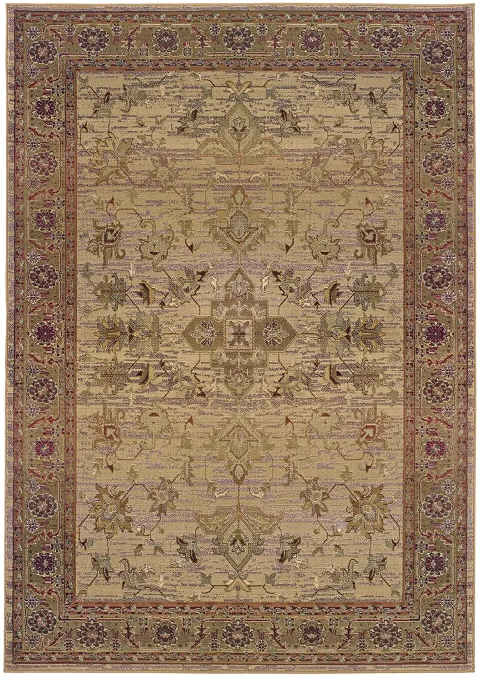 Kharma 4' x 5'9" Beige Rug