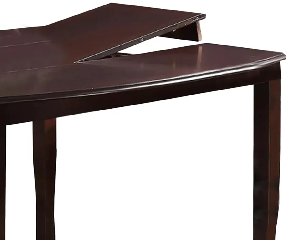 Anticardium Wood Counter Height Extension Table Brown - Benzara