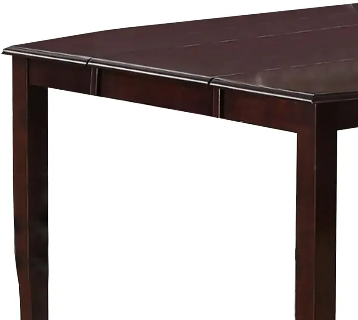 Anticardium Wood Counter Height Extension Table Brown - Benzara