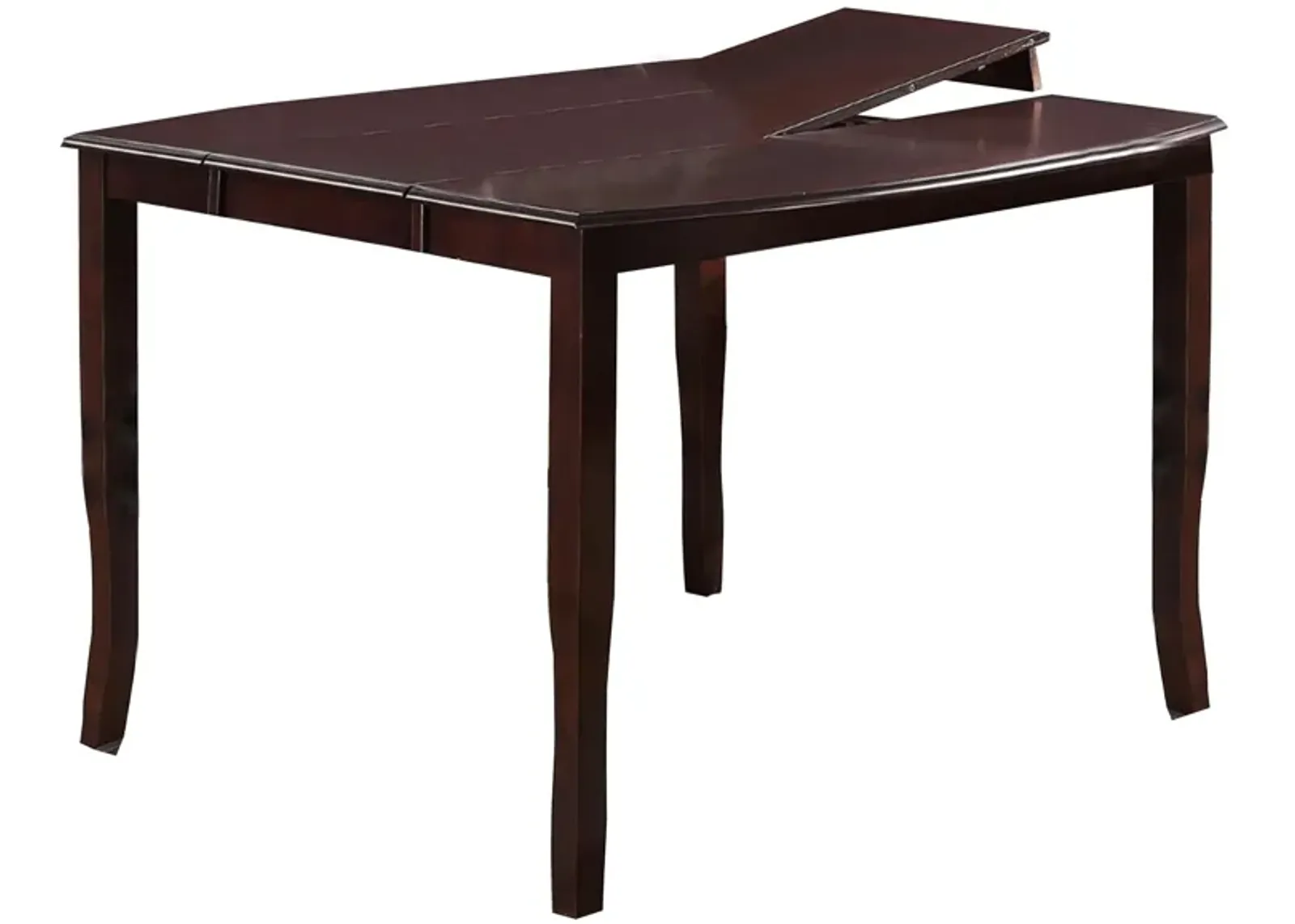 Anticardium Wood Counter Height Extension Table Brown - Benzara