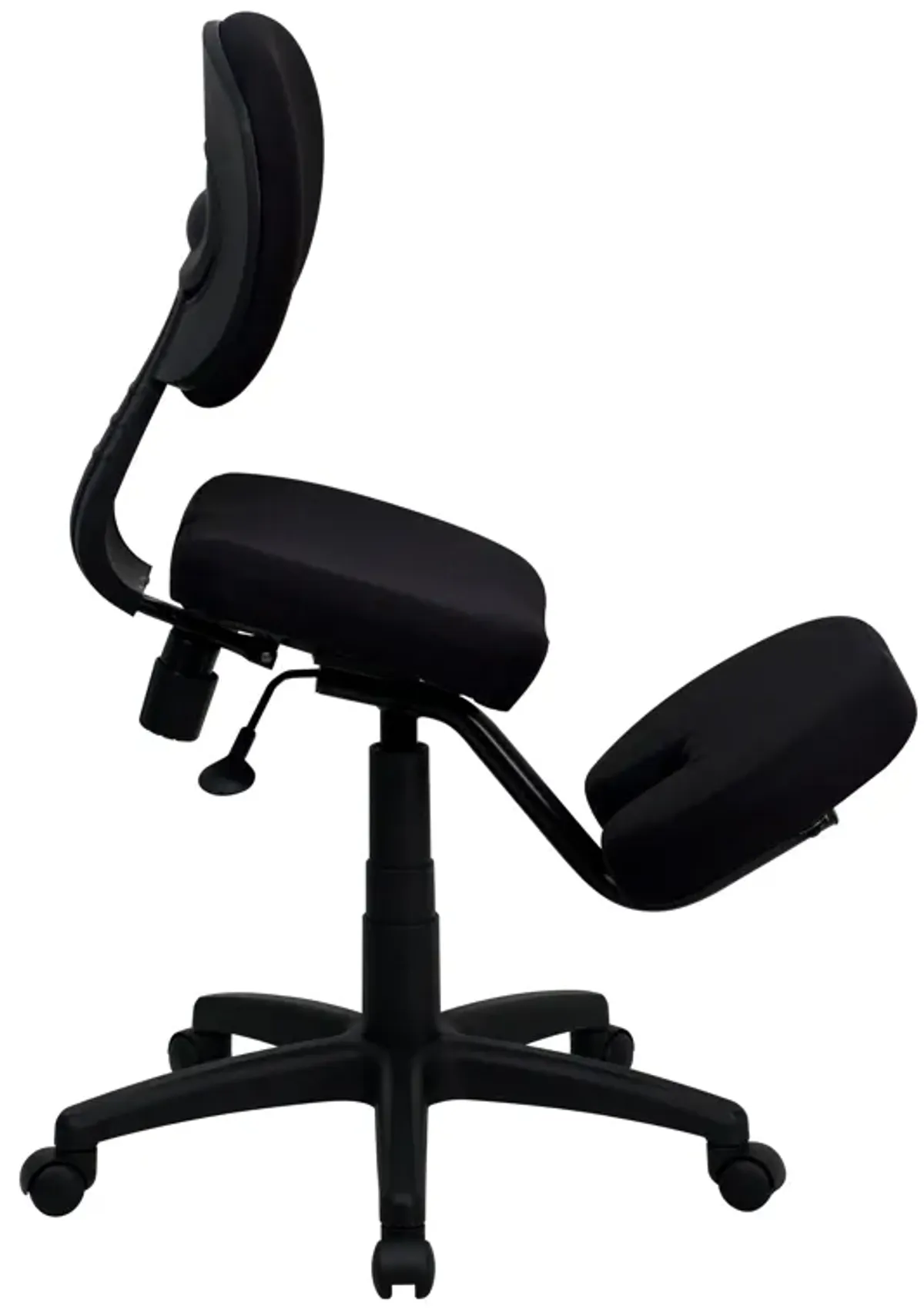 Tatum Mobile Ergonomic Kneeling Posture Task Office Chair with Back in Fabric