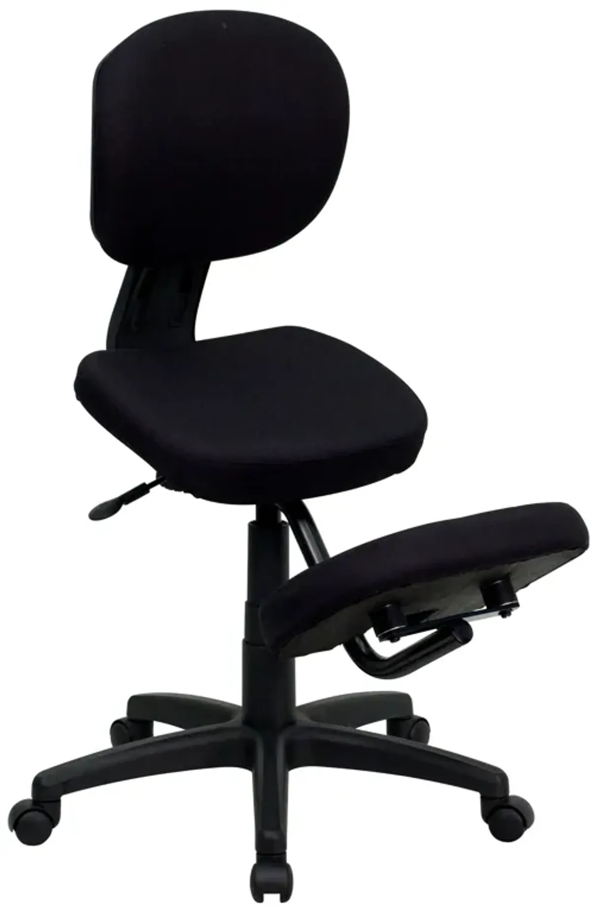 Tatum Mobile Ergonomic Kneeling Posture Task Office Chair with Back in Fabric