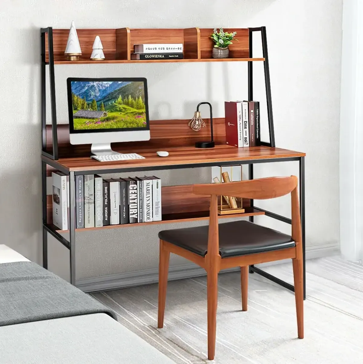 47-Inch Computer Desk Writing Study Table Workstation