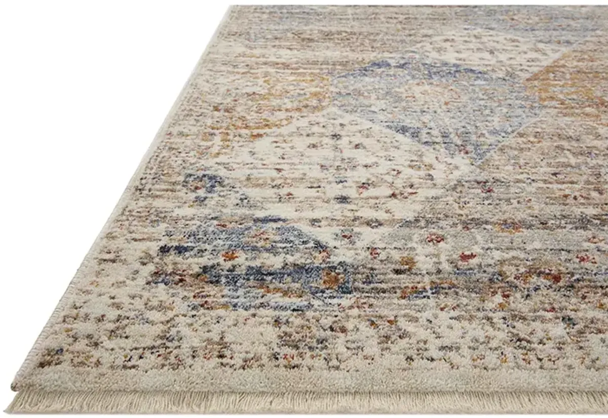 Sorrento SOR02 Ivory/Multi 6'7" x 9'10" Rug