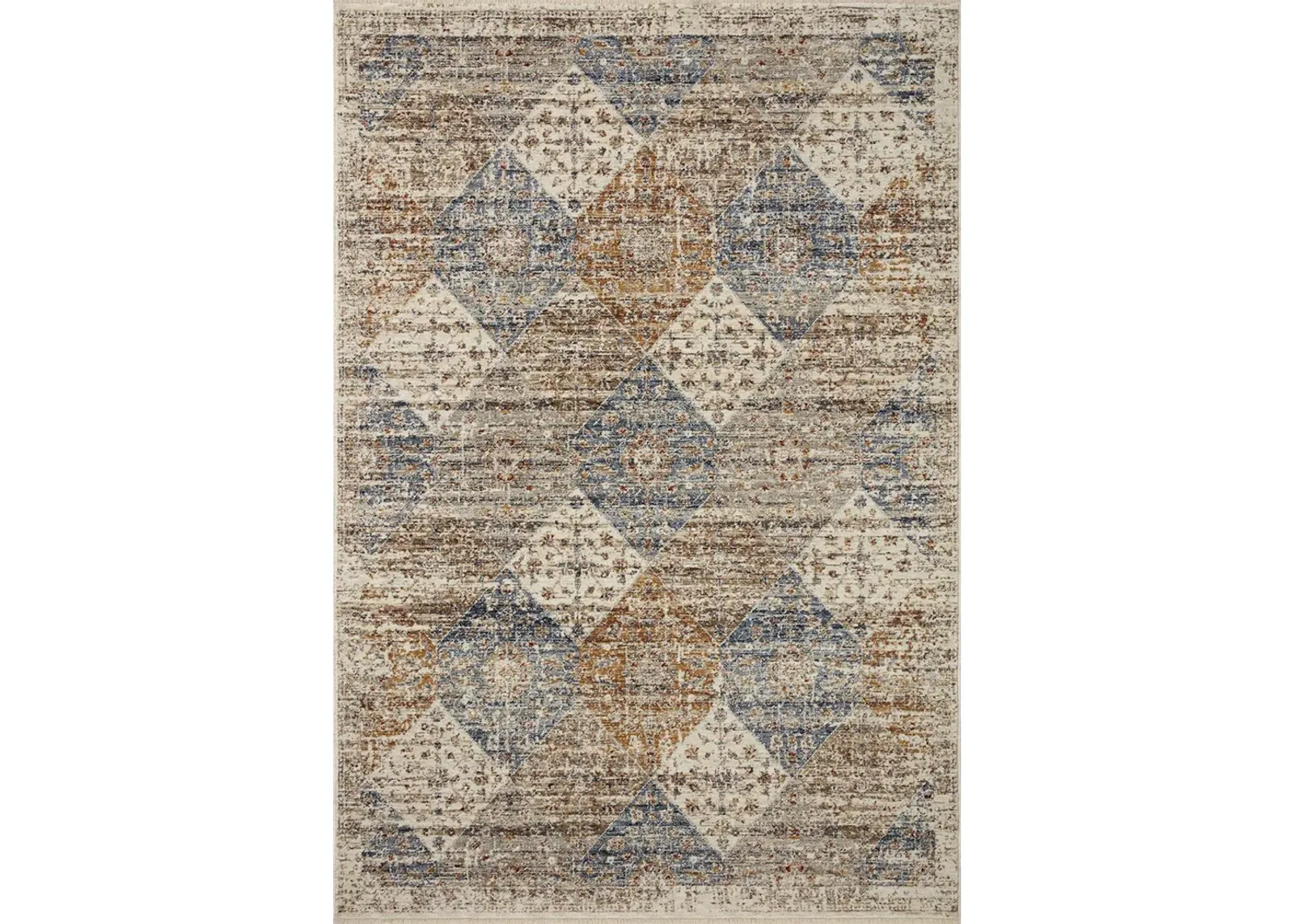 Sorrento SOR02 Ivory/Multi 6'7" x 9'10" Rug