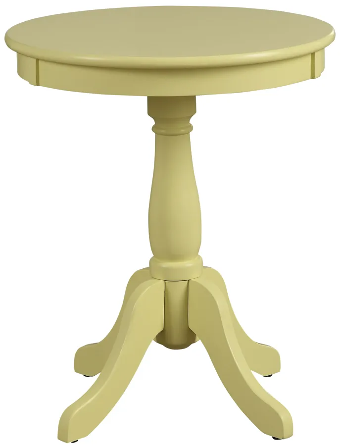 ACME Alger Accent Table, Light Yellow