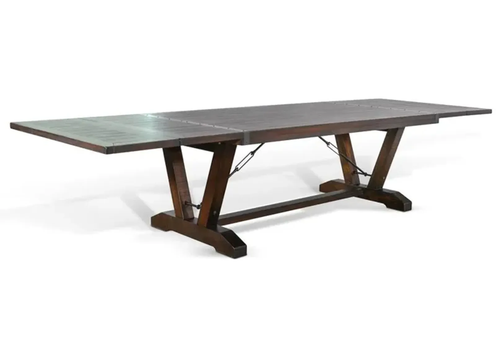 Sunny Designs Yellowstone Extension Table with Folding Leaves