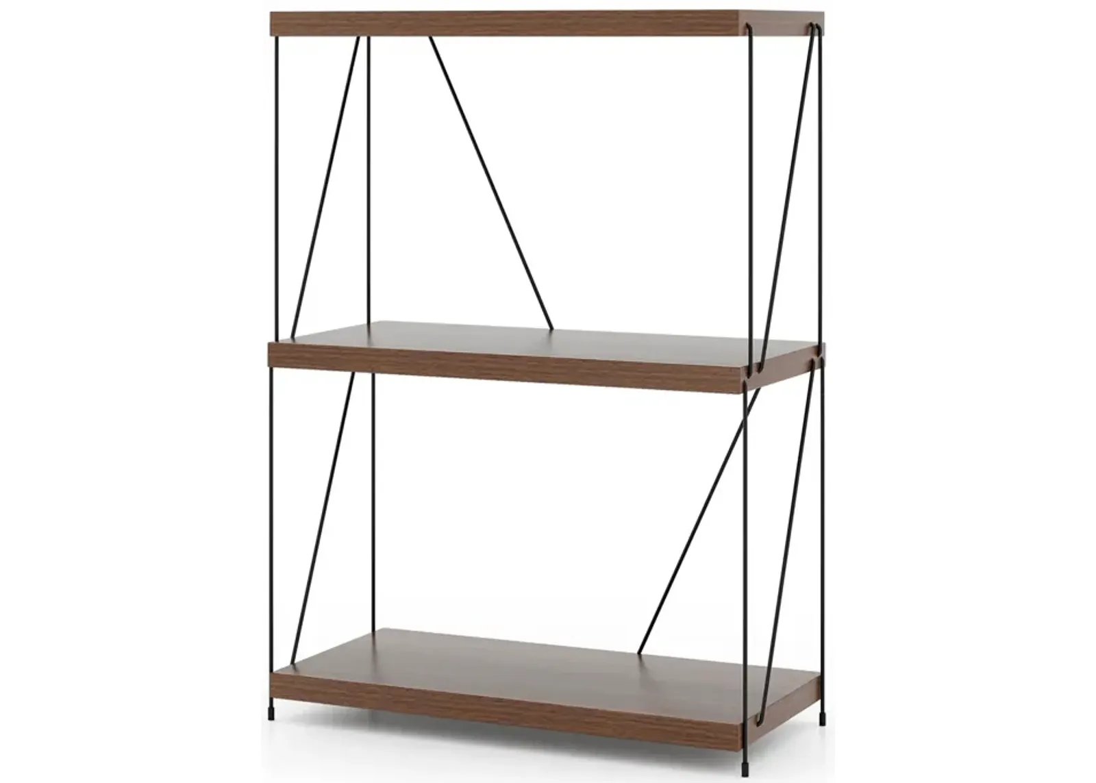 2/3/4/5-Tier Multipurpose Display Rack with Metal Frame-34 inches