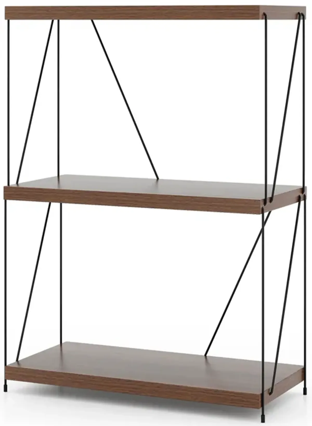 2/3/4/5-Tier Multipurpose Display Rack with Metal Frame-34 inches