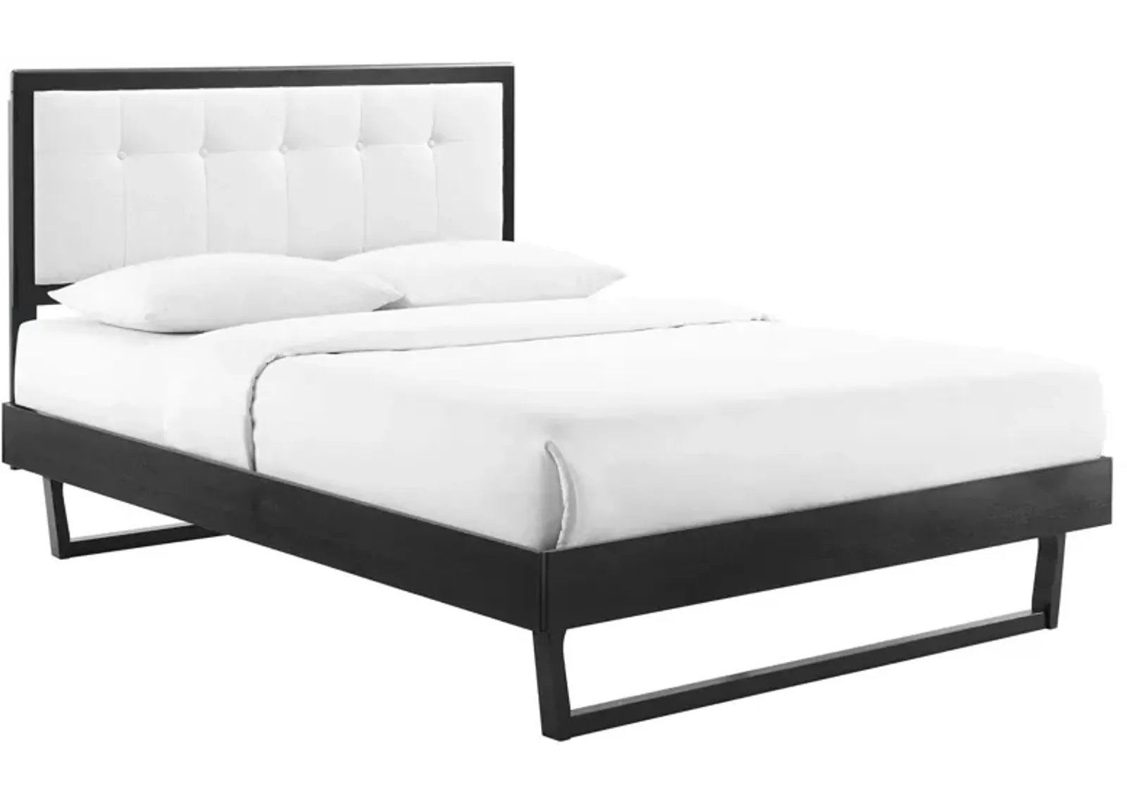 Modway - Willow Queen Wood Platform Bed with Angular Frame