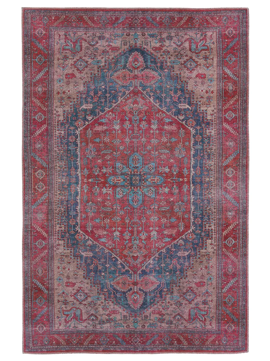 Vindage Fairbanks Red 3' x 8' Runner Rug