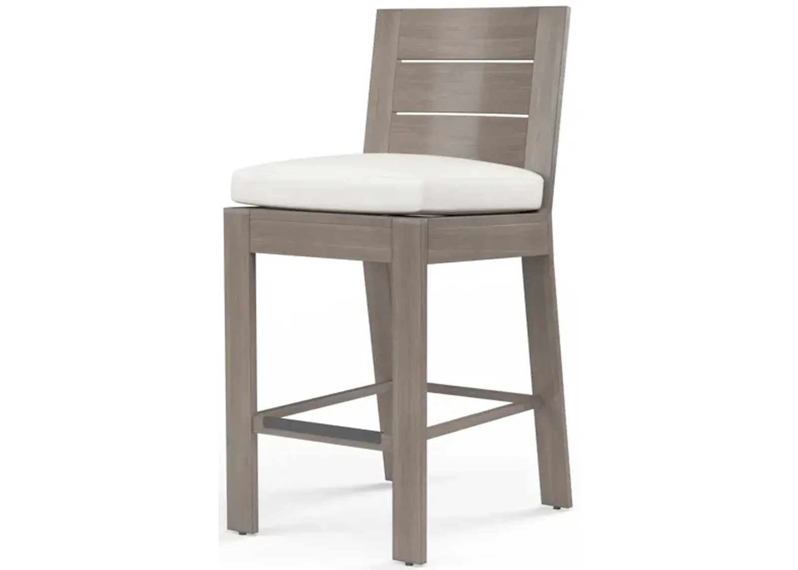 Laguna Barstool in Canvas Flax, No Welt