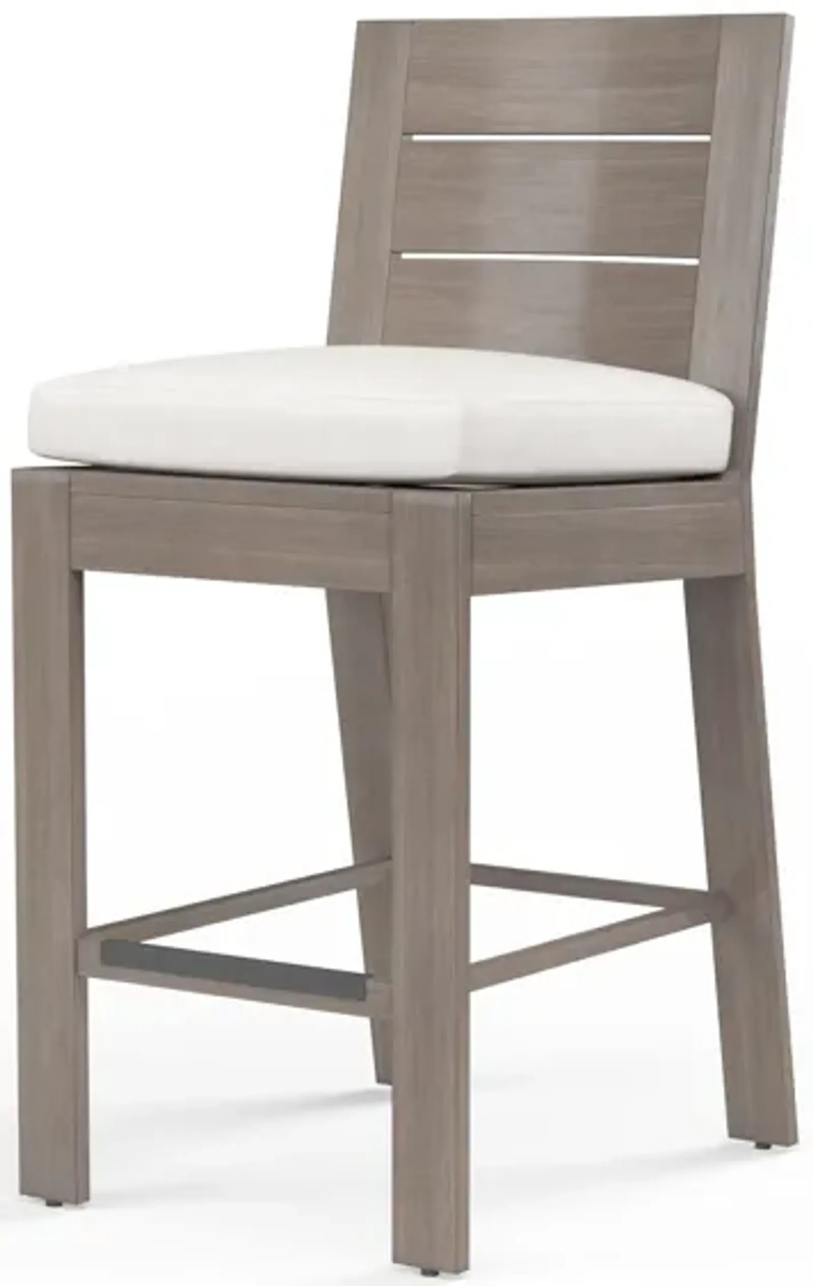 Laguna Barstool in Canvas Flax, No Welt