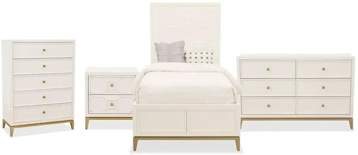 Uptown Youth 5pc Full Bed Set