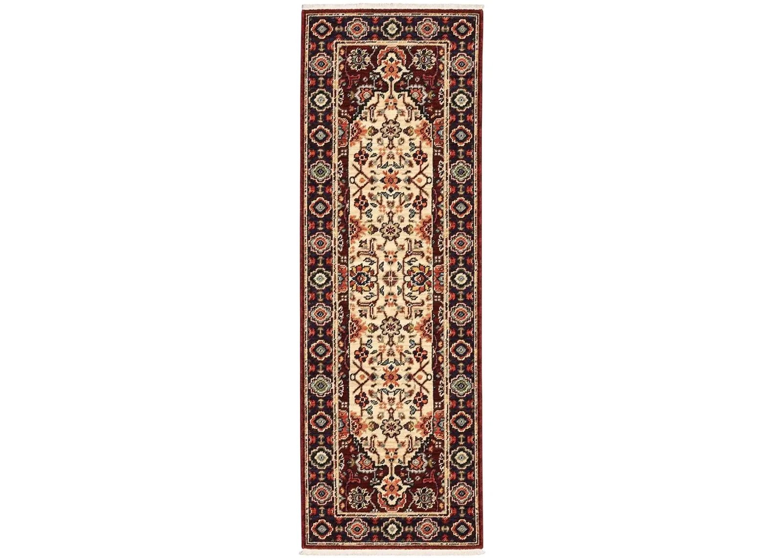 Lilihan 2' x 6' Red Rug