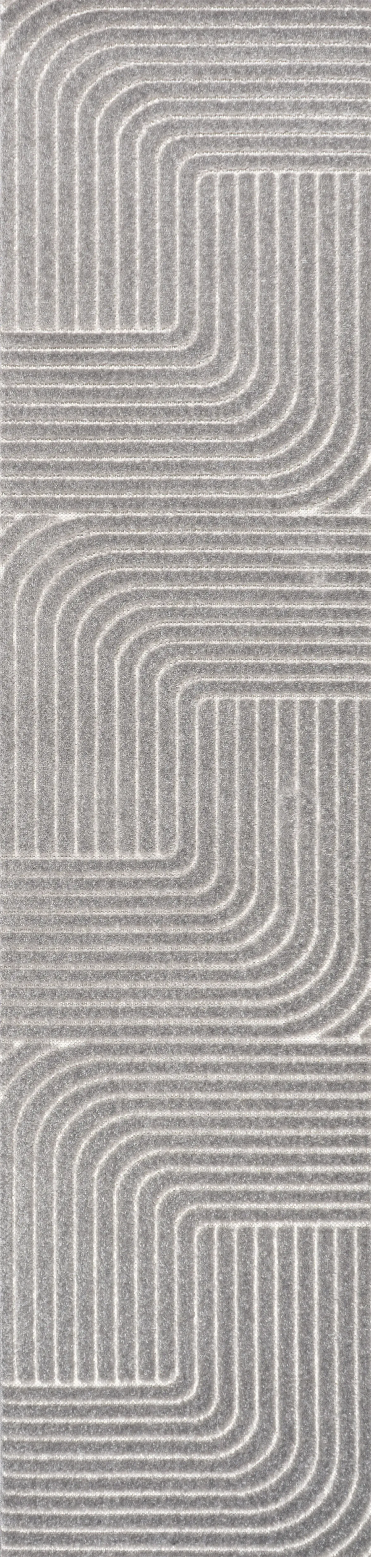 Odense High-Low Minimalist Angle Geometric Indoor Area Rug