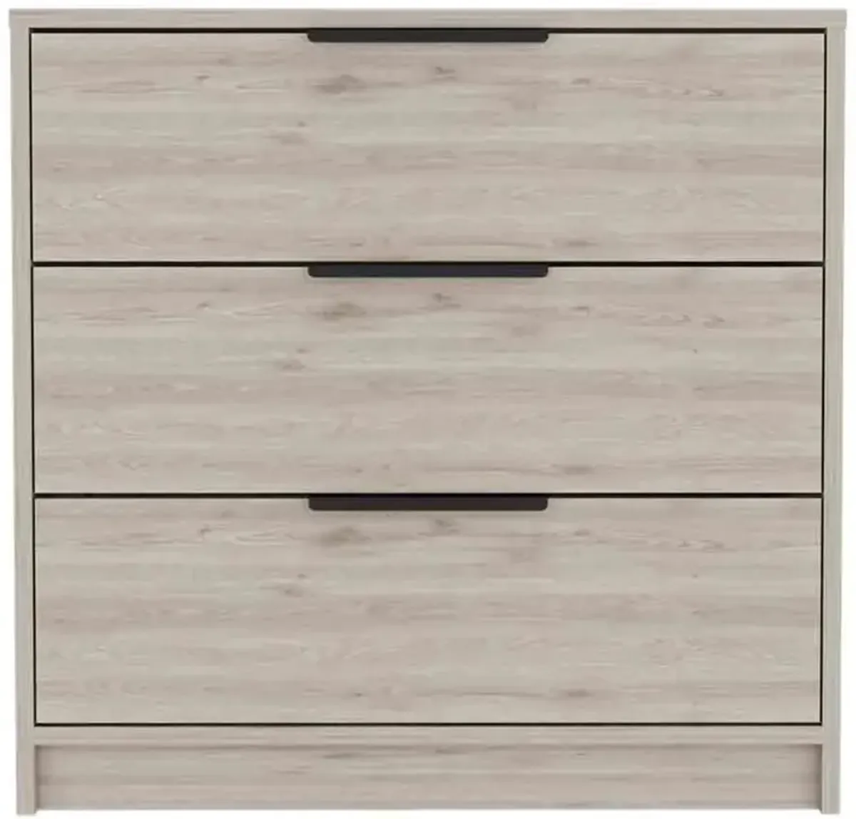 3 Drawers Dresser Maryland, Bedroom, Light Gray