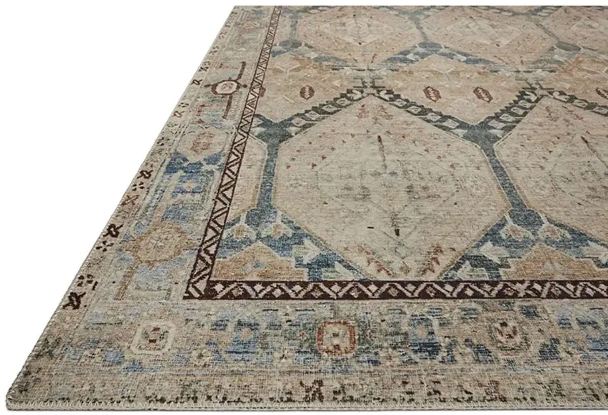 Lenna LEA05 Denim/Sand 7'6" x 9'6" Rug