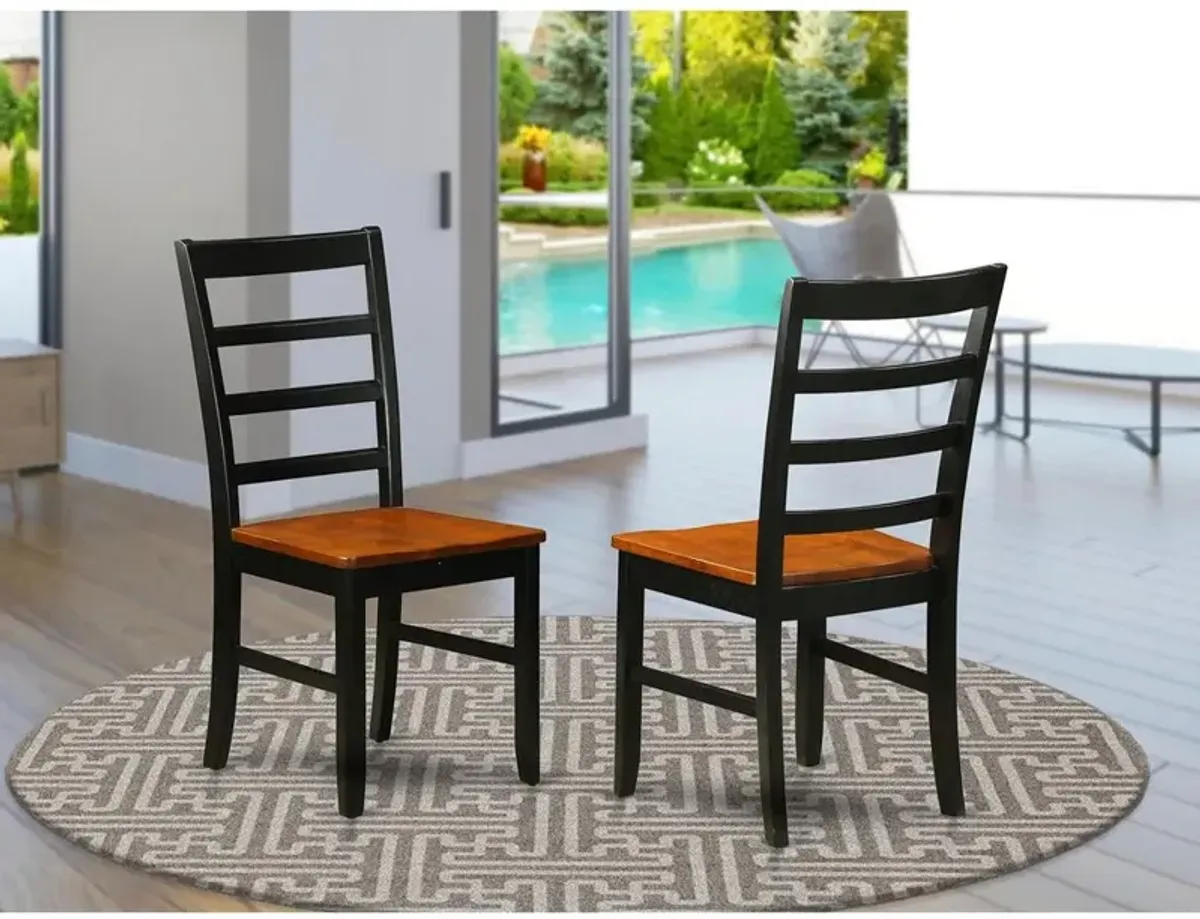 Dining Room Set Black & Cherry