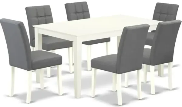 7 Piece Dinner Table Set