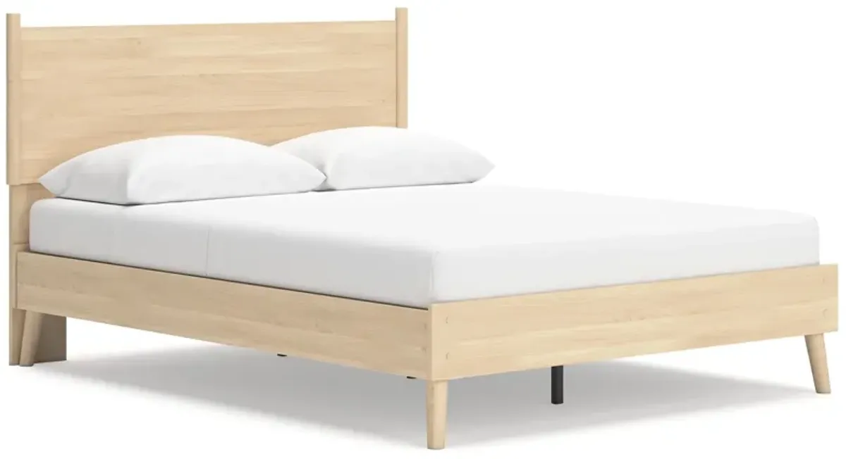 Queen Platform Panel Bed