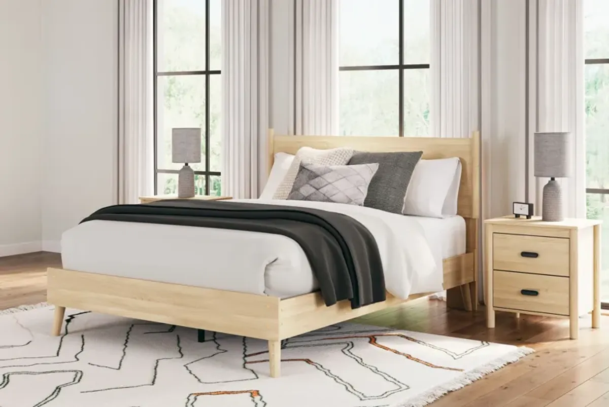 Queen Platform Panel Bed