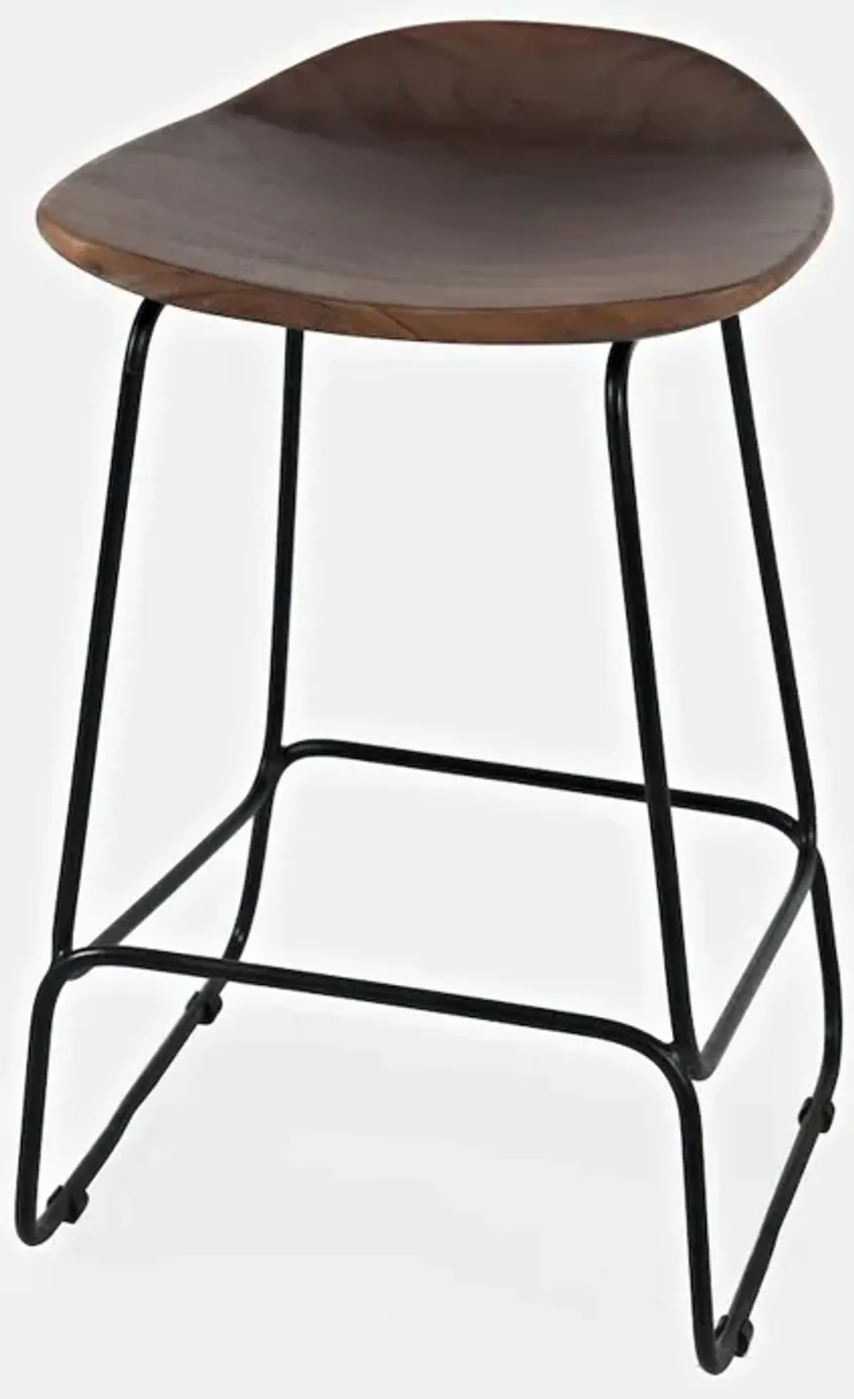 Jofran Nature's Edge Solid Acacia Counter Height Backless Stool (Set of 2)