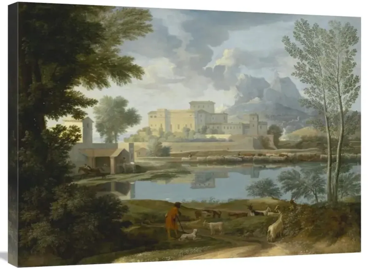 Landscape with a Calm (Un Temps calme et serein)-Canvas Art-32x24