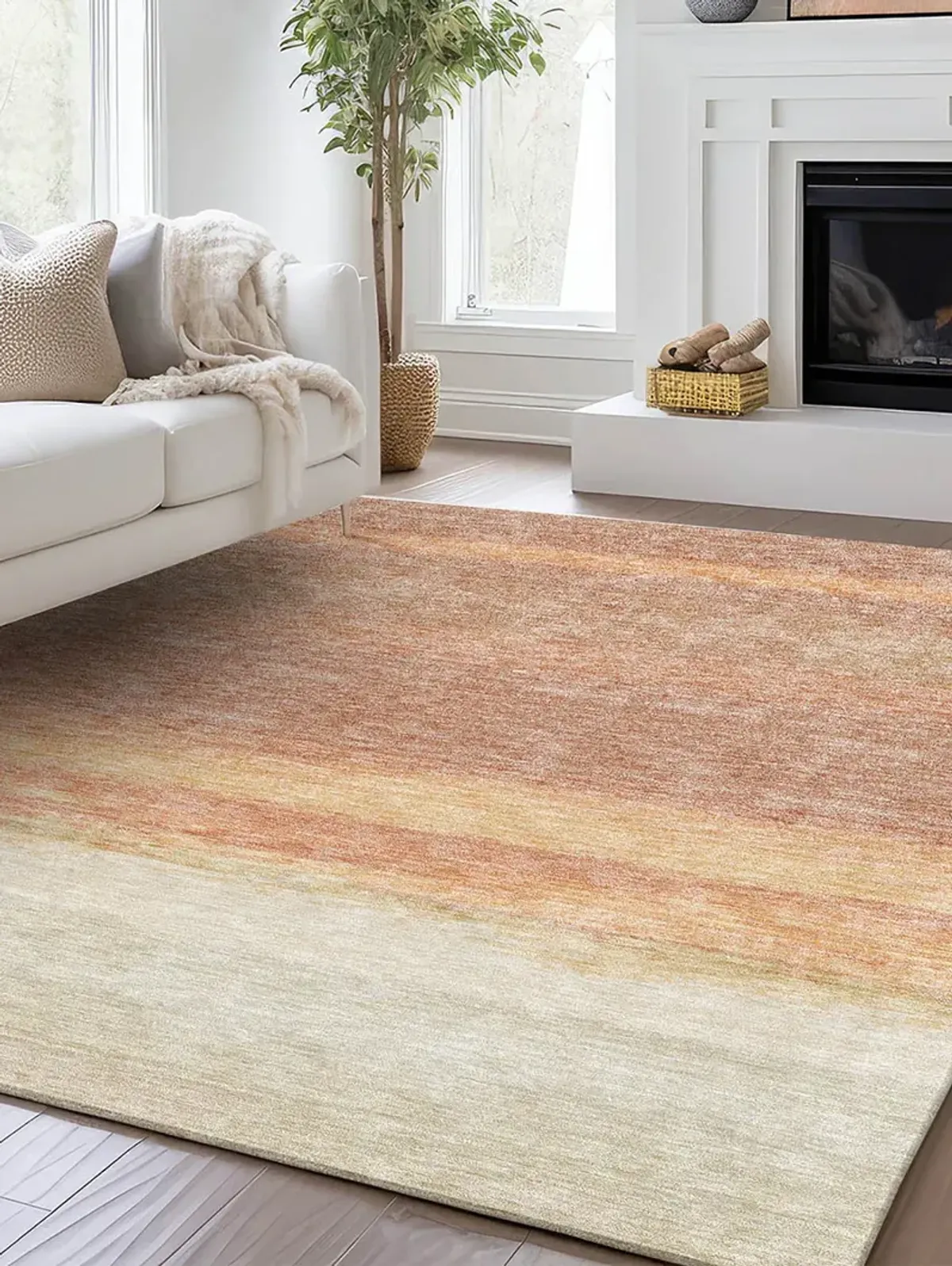 Trevi TV2 Salmon 8' x 10' Rug