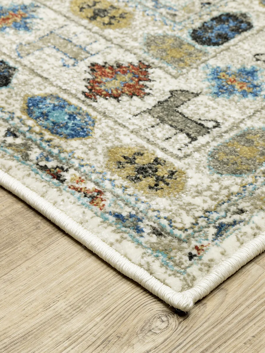 Venice 3'10" x 5'5" Ivory Rug