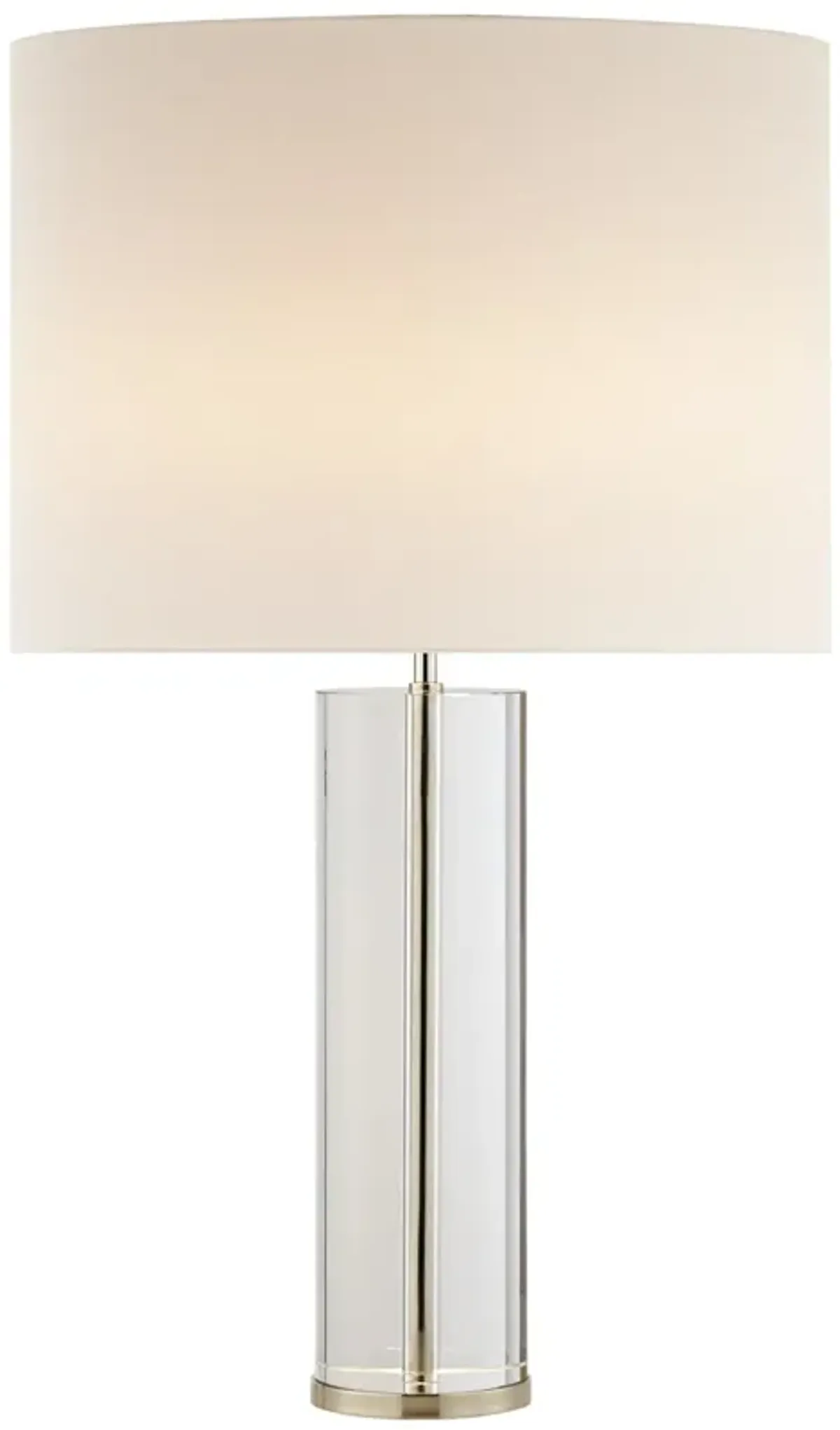 Lineham Table Lamp in Crystal and Silver