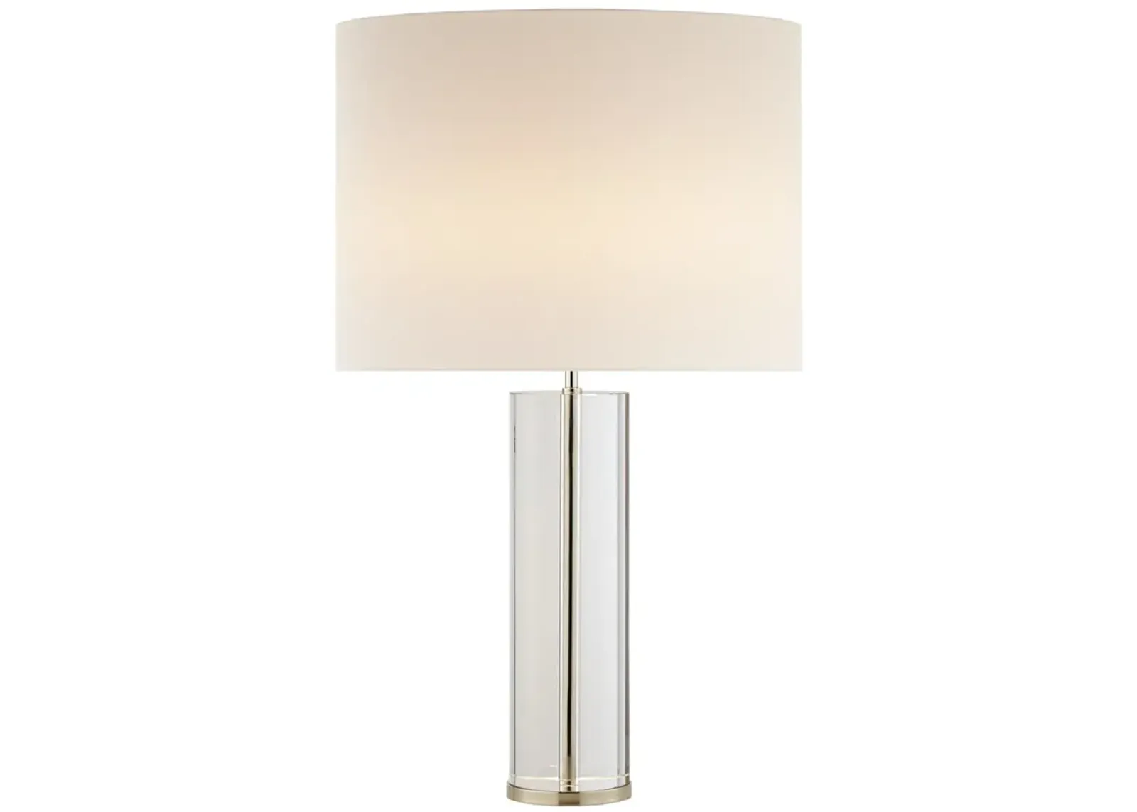 Lineham Table Lamp in Crystal and Silver