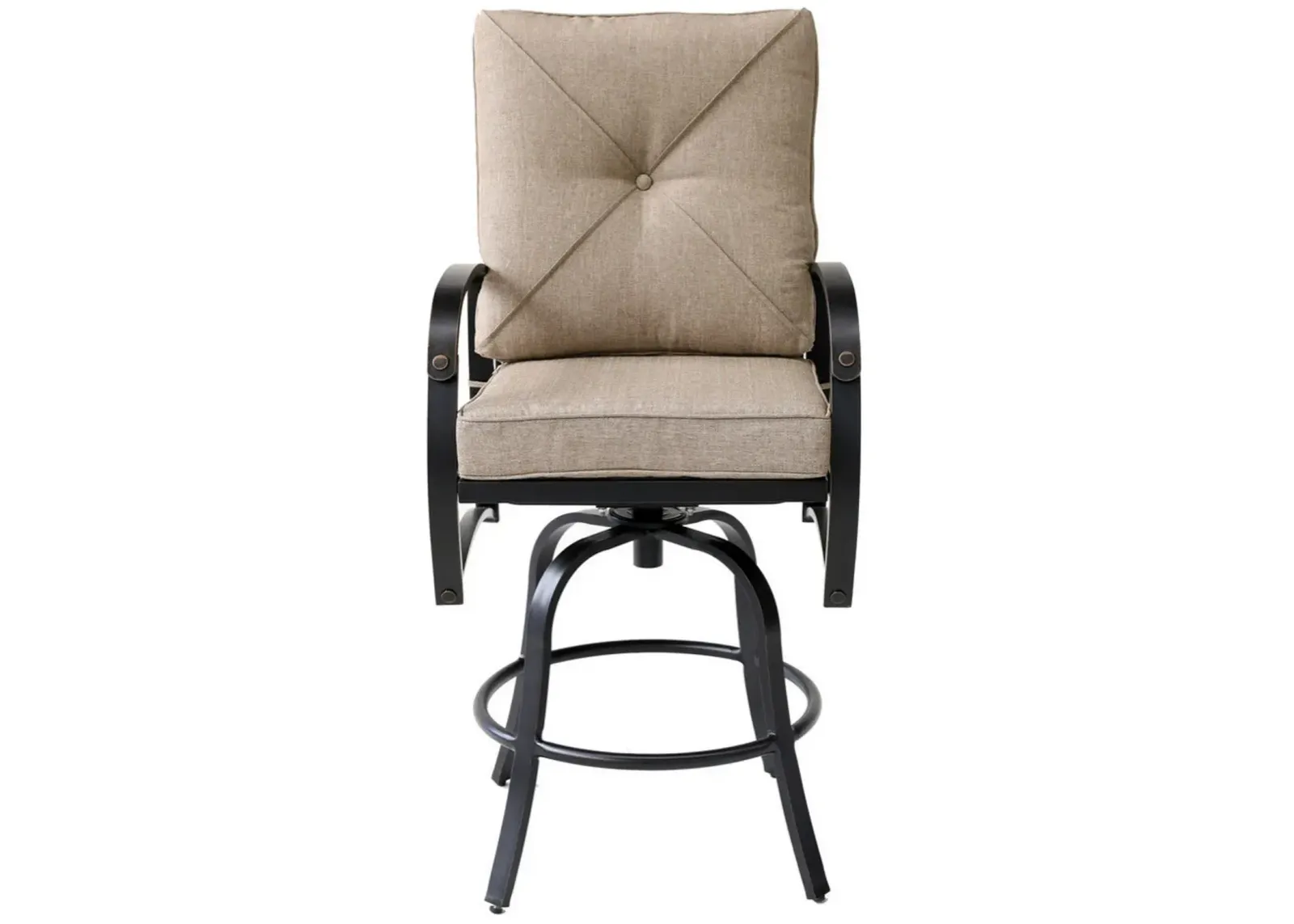 Bar Chair with Back and Seat Cushion