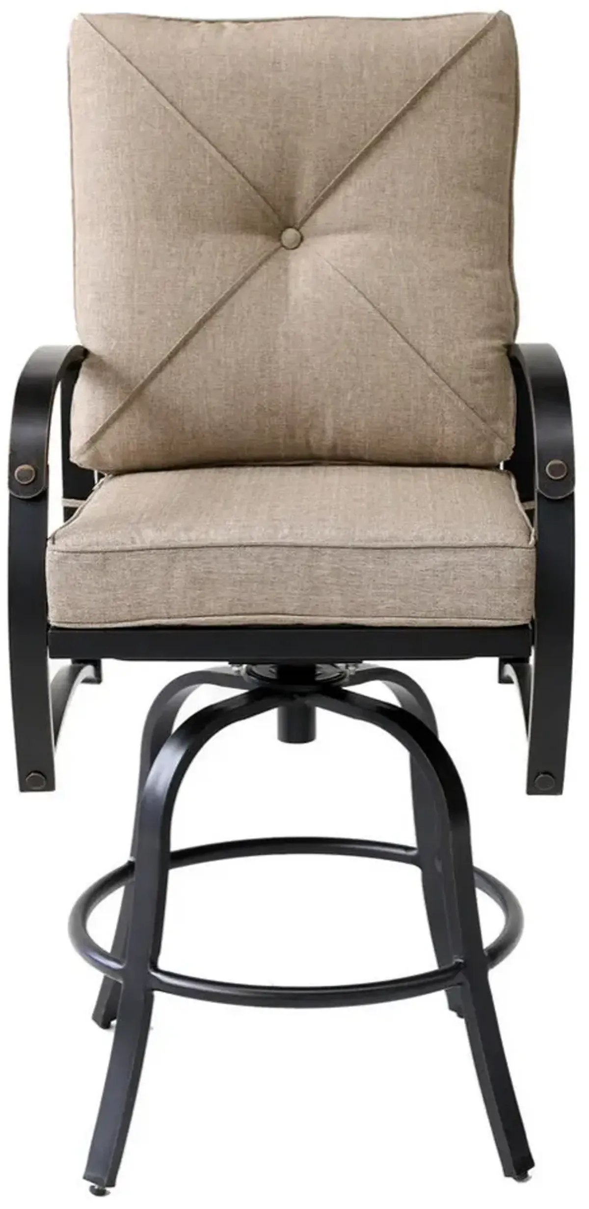 Bar Chair with Back and Seat Cushion