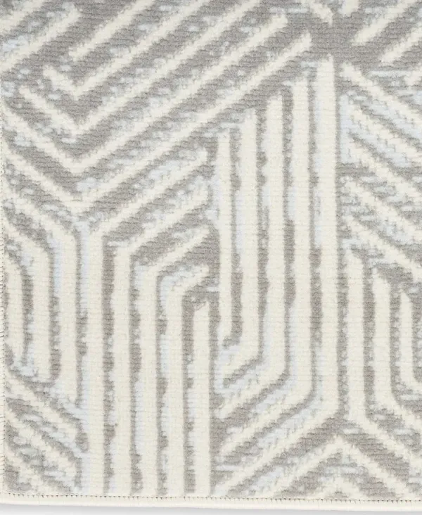 Grafix GRF39 Gray 7' x 10' Rug