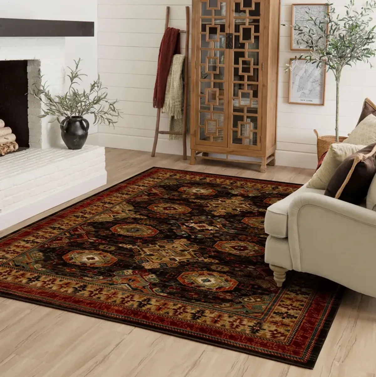 Spice Market Charlemont Charcoal 2' 4" X 7' 10" Rug