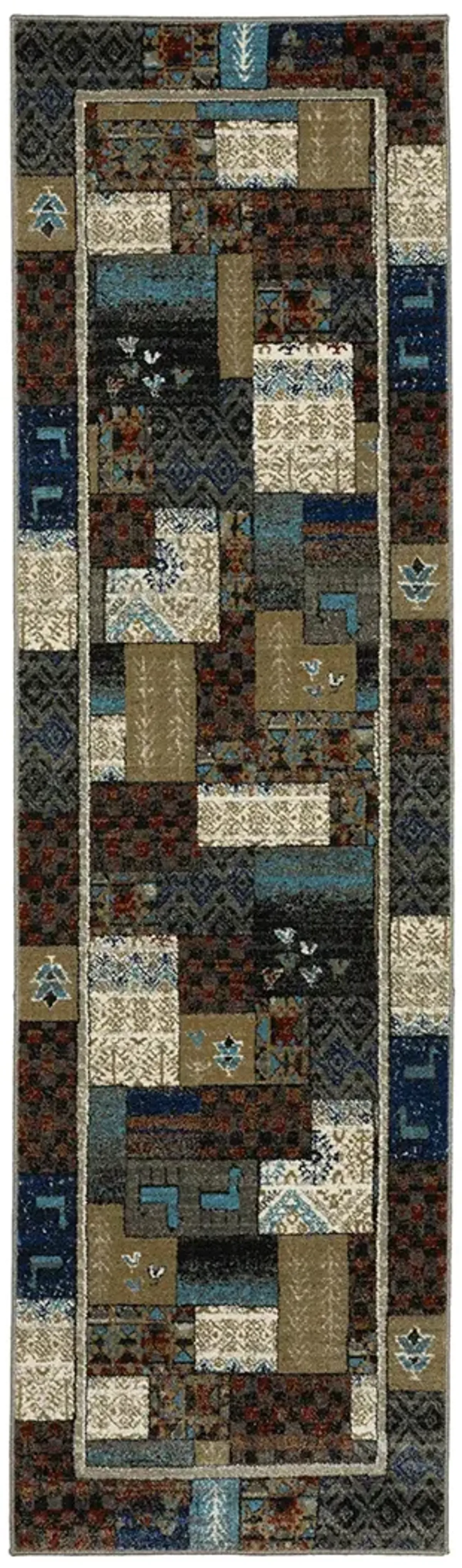 Venice 2'3" x 7'6" Multi Rug