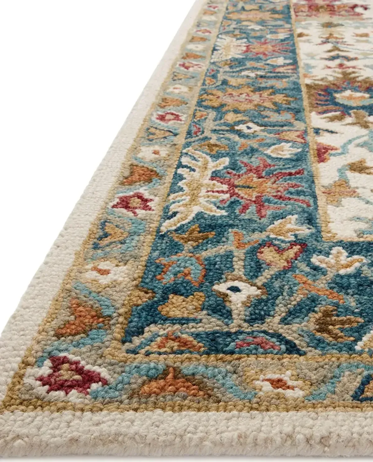 Victoria VK-23 Ivory / Sky 5''0" x 7''6" Rug by