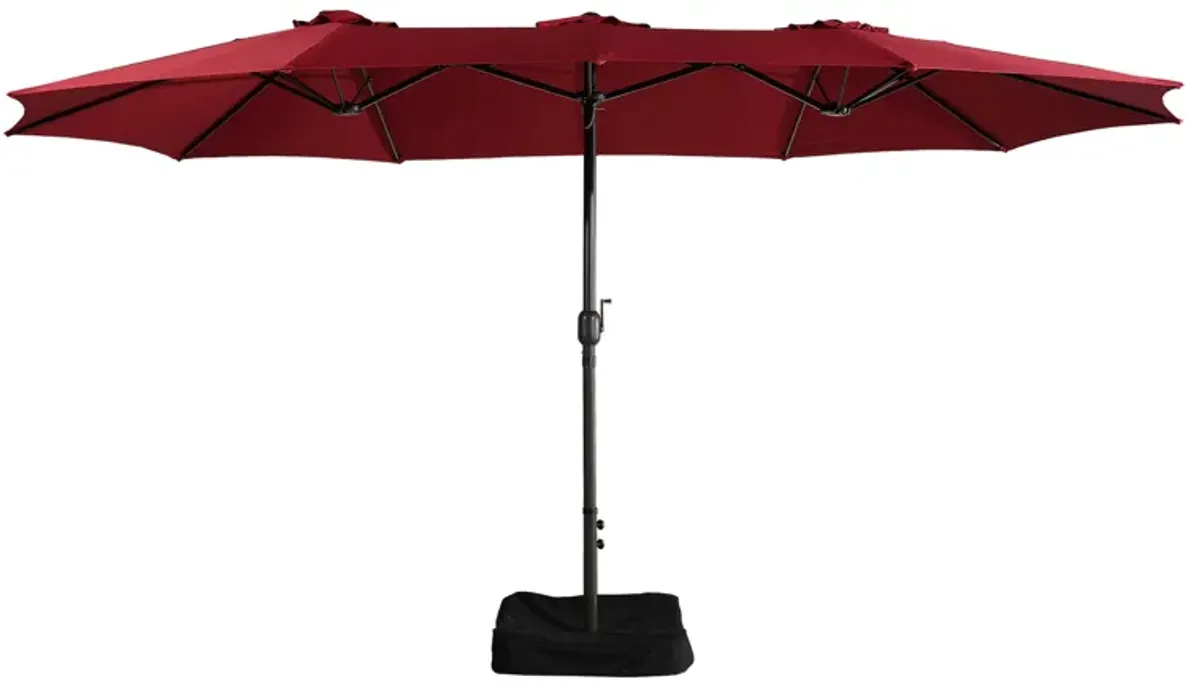 15ft Patio Maket Umbrella with base