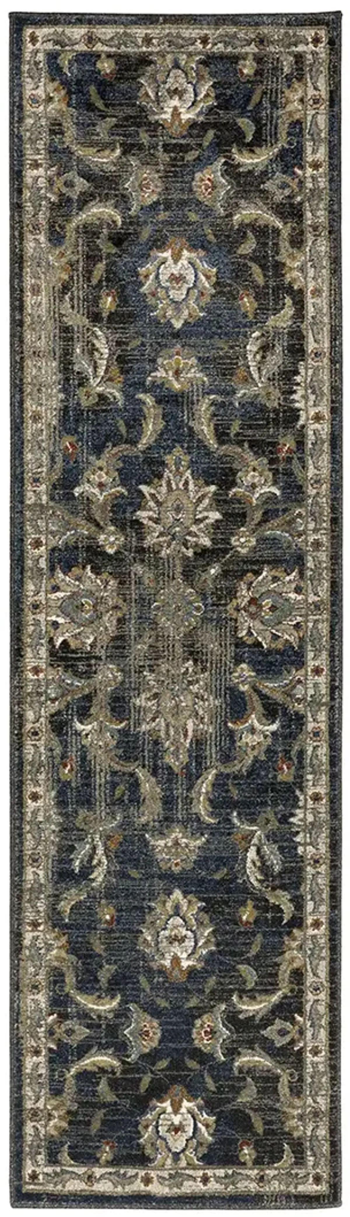 Venice 2'3" x 7'6" Charcoal Rug