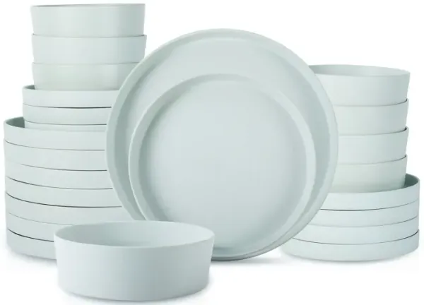 Stone by Mercer Project Modan Stoneware 24 Piece Dinnerware Set