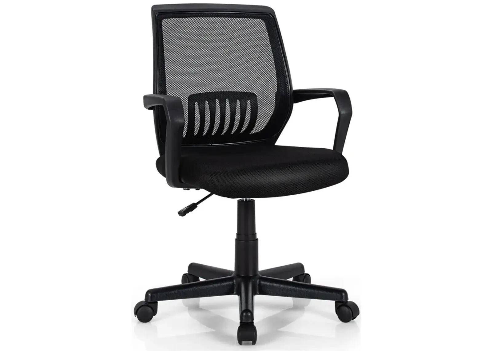 Mid-Back Mesh Height Adjustable Executive Chair with Lumbar Support