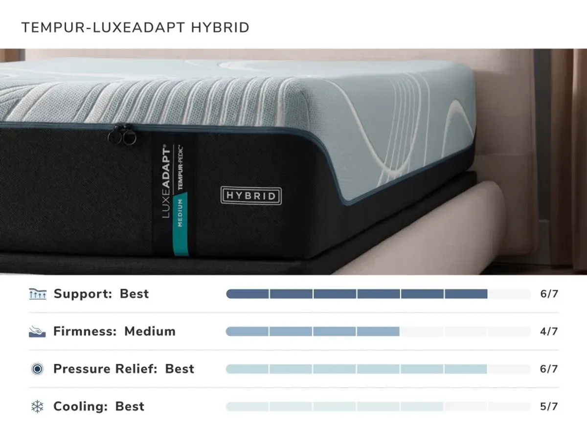 Tempur Pedic Luxe Adapt Hybrid California King Mattress