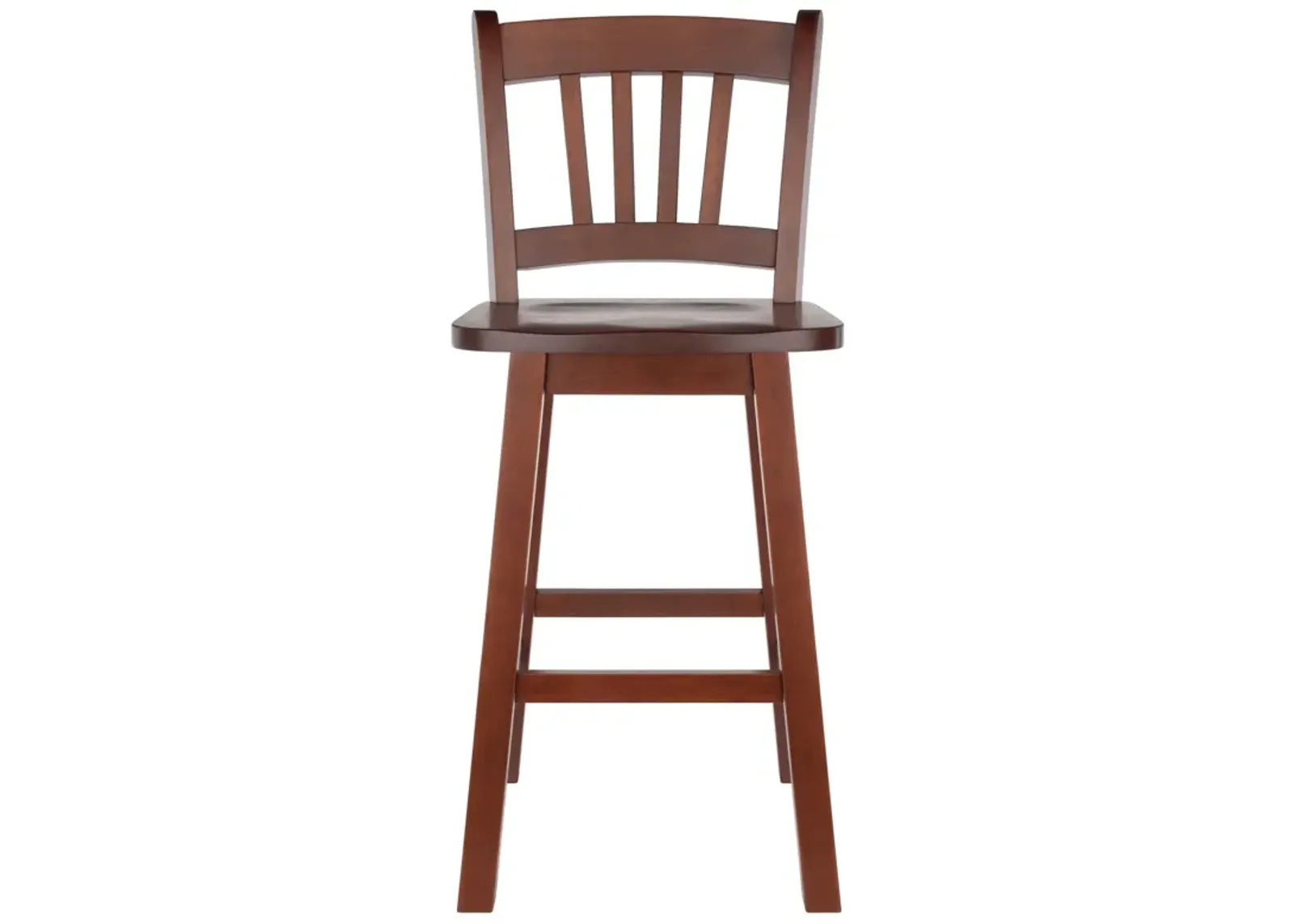 Winsome Wood Fina Swivel Seat Counter Stool - Walnut